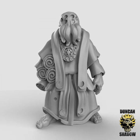 mindflayer worshipers cult Miniature with elites | C - Tabletop RPG & D&D miniature. Perfect for wargaming & collectors