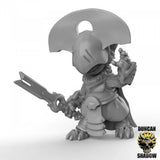Cultist mouse Miniature | A - Tabletop RPG & D&D miniature. Perfect for wargaming & collectors