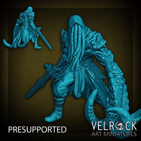 Cultist of the older gods Miniature | B - Tabletop RPG & D&D miniature. Perfect for wargaming & collectors