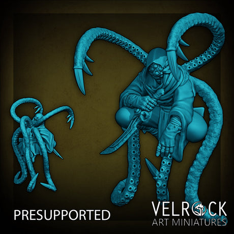 Cultist of the older gods Miniature | E - Tabletop RPG & D&D miniature. Perfect for wargaming & collectors