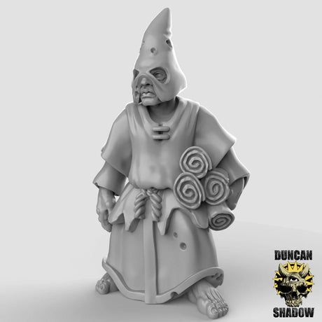 Cultist Priest Miniature | C - Tabletop RPG & D&D miniature. Perfect for wargaming & collectors
