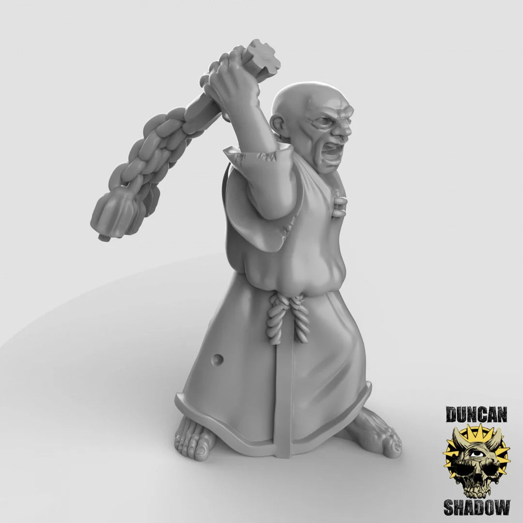 Cultist Whip Miniature | A - Tabletop RPG & D&D miniature. Perfect for wargaming & collectors