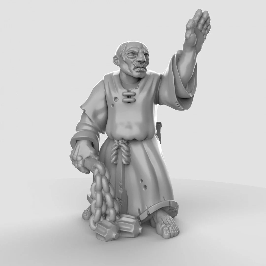 Cultist Whip Miniature | B - Tabletop RPG & D&D miniature. Perfect for wargaming & collectors