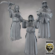 Cultists initiates Miniature | Set of 3 - Tabletop RPG & D&D miniature. Perfect for wargaming & collectors