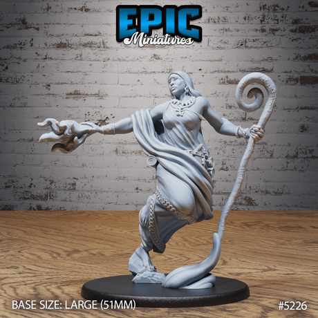 Cyclops Mage Miniature | B - Tabletop RPG & D&D miniature. Perfect for wargaming & collectors