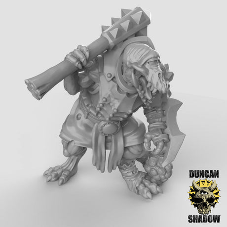 Cyclops Trolls Miniature | B - Tabletop RPG & D&D miniature. Perfect for wargaming & collectors