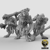 Cyclops Trolls Miniature | Set of 3 - Tabletop RPG & D&D miniature. Perfect for wargaming & collectors
