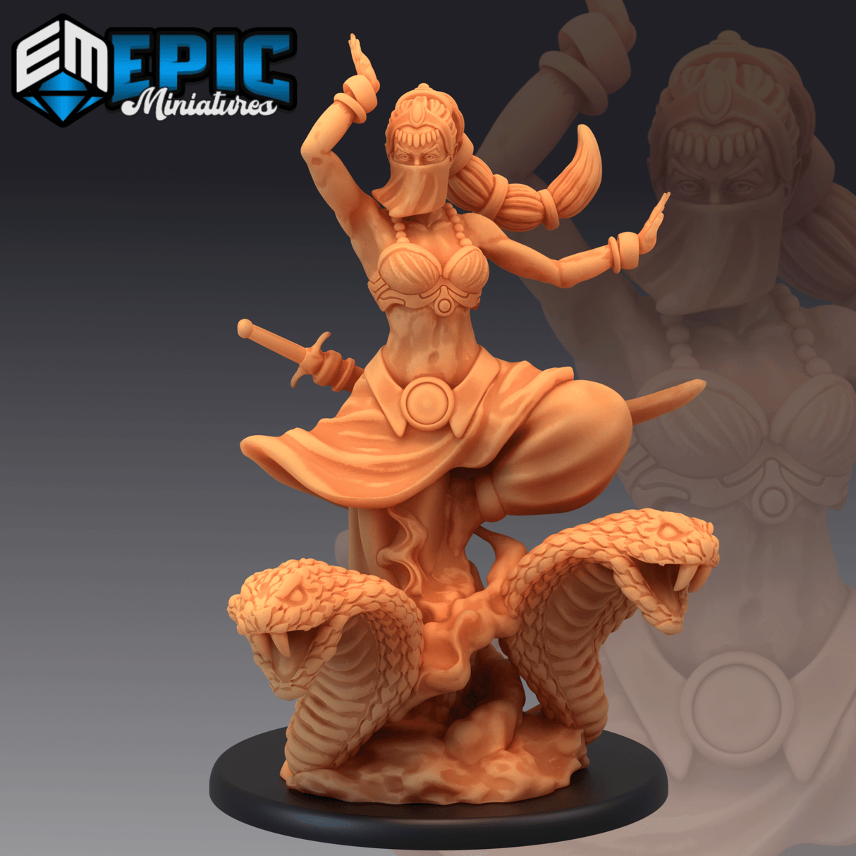 Dao Series 16 1 Miniature | Premium Quality 3D Printed | B - Tabletop RPG & D&D miniature. Perfect for wargaming & collectors