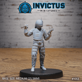 Dark Division Command Squad Miniature | B - Tabletop RPG & D&D miniature. Perfect for wargaming & collectors
