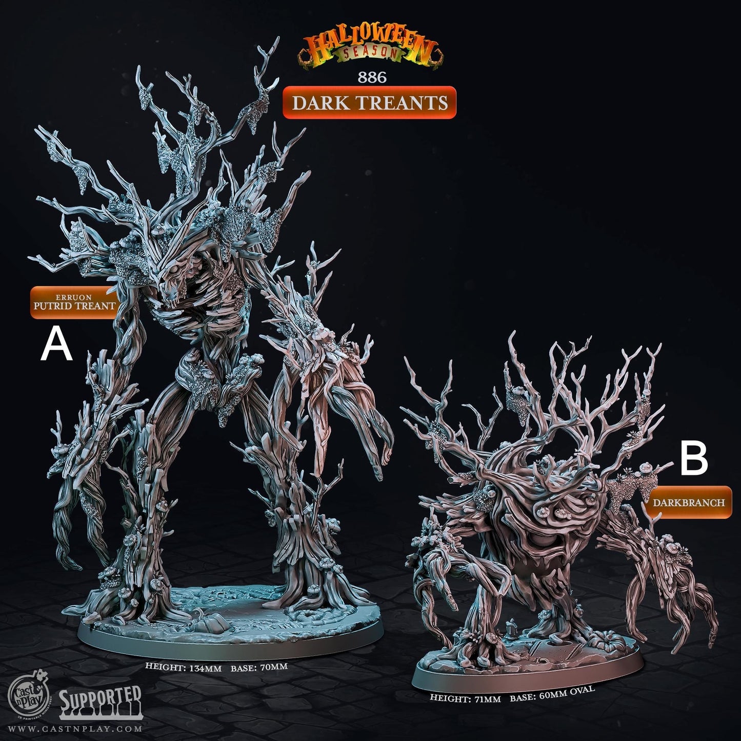 Dark Treants Miniature - Dark Treant A - 32mm