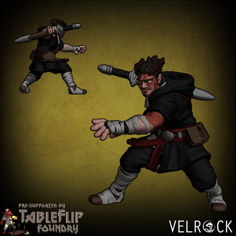 Dead Wars Heroes Player Miniature | C - Tabletop RPG & D&D miniature. Perfect for wargaming & collectors
