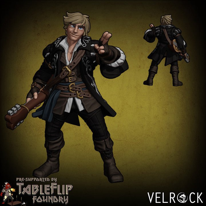 Dead Wars Heroes Player Miniature | F - Tabletop RPG & D&D miniature. Perfect for wargaming & collectors