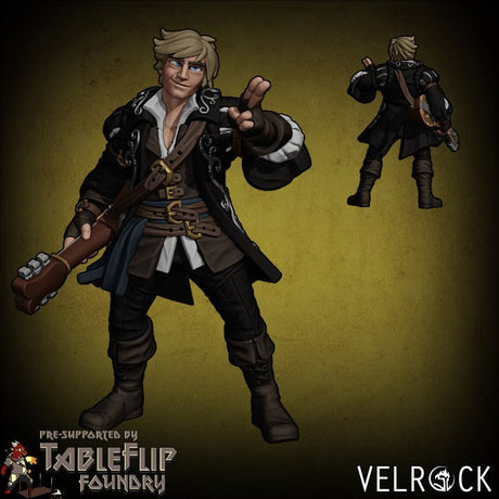 Dead Wars Heroes Player Miniature | F - Tabletop RPG & D&D miniature. Perfect for wargaming & collectors