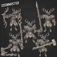 Dear Folk Miniature | Set of 5 - Tabletop RPG & D&D miniature. Perfect for wargaming & collectors