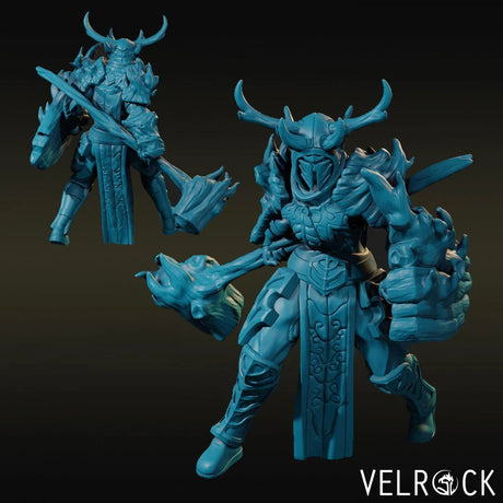 Death Knight Druid Miniature | G - Tabletop RPG & D&D miniature. Perfect for wargaming & collectors