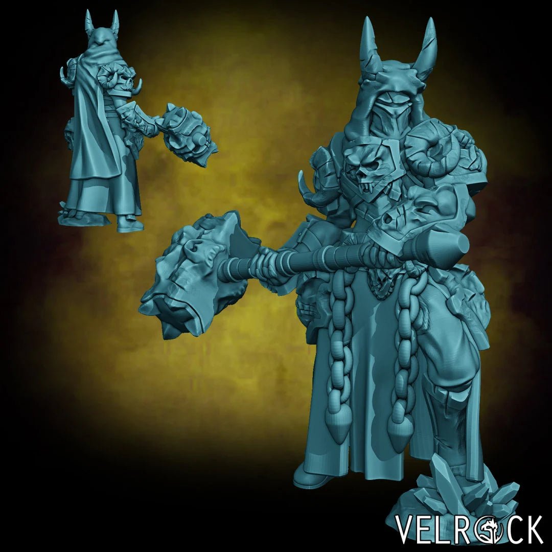 Death Knight Miniature squad | A - Tabletop RPG & D&D miniature. Perfect for wargaming & collectors