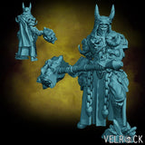 Death Knight Miniature squad | A - Tabletop RPG & D&D miniature. Perfect for wargaming & collectors