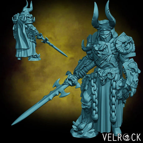 Death Knight Miniature squad | G - Tabletop RPG & D&D miniature. Perfect for wargaming & collectors