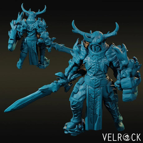 Death Knight Druid Miniature | B - Tabletop RPG & D&D miniature. Perfect for wargaming & collectors