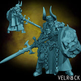 Death Knight Miniature squad | C - Tabletop RPG & D&D miniature. Perfect for wargaming & collectors