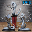 Death Serpent Miniature | Set of 3 - Tabletop RPG & D&D miniature. Perfect for wargaming & collectors