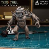 Death Slaad Miniature | C - Tabletop RPG & D&D miniature. Perfect for wargaming & collectors