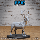 Deer Miniature | A - Tabletop RPG & D&D miniature. Perfect for wargaming & collectors