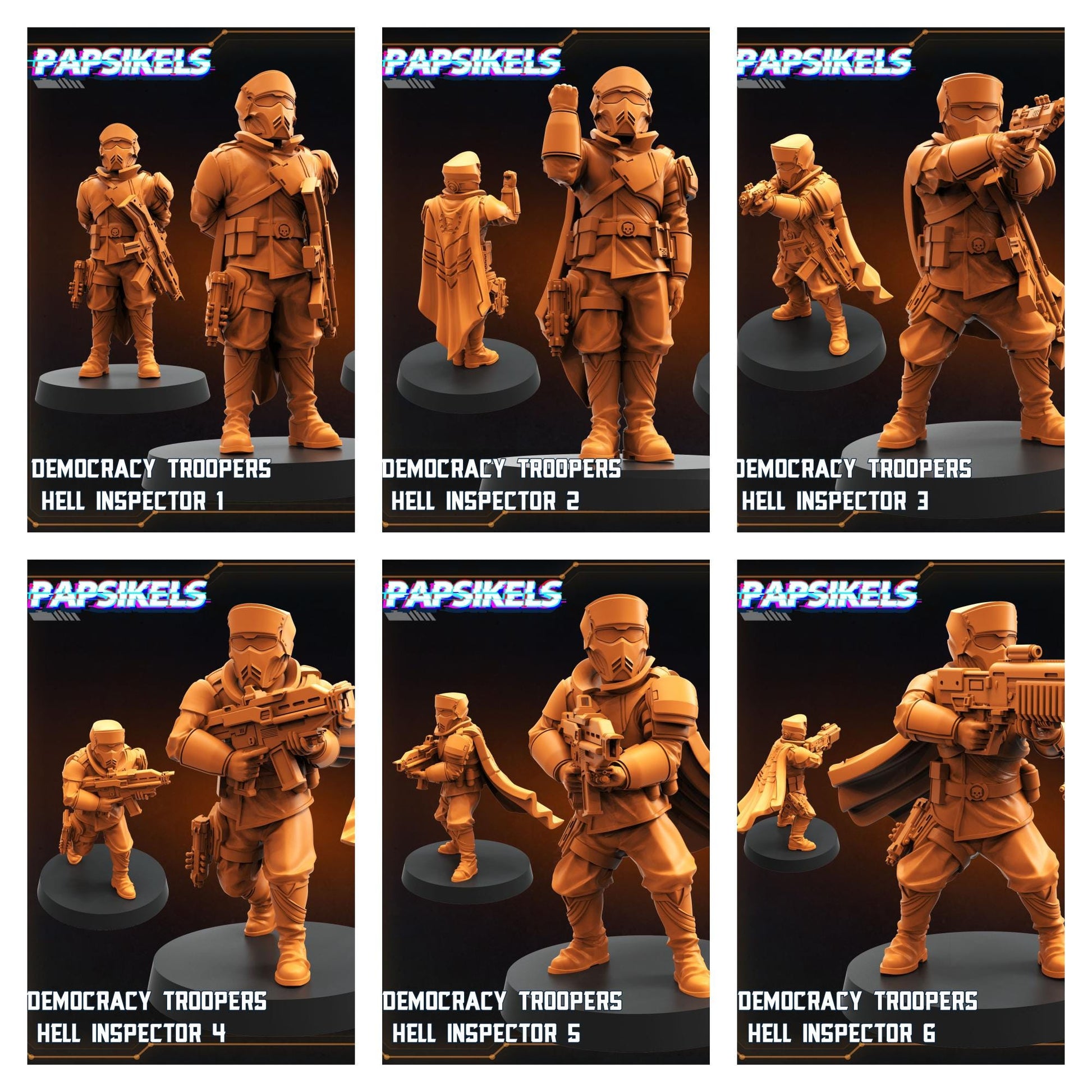 Democracy Troopers - All the Troopers! - 32mm Scale
