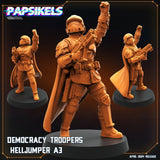 Democracy Troopers Helljumper Miniature | Helljumper 3 - Tabletop RPG & D&D miniature. Perfect for wargaming & collectors