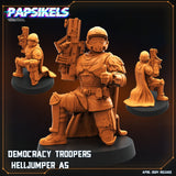 Democracy Troopers Helljumper Miniature | Helljumper 5 - Tabletop RPG & D&D miniature. Perfect for wargaming & collectors