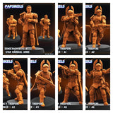 Democracy Troopers Hellstriker Miniature | Full Set All Models - Tabletop RPG & D&D miniature. Perfect for wargaming & collectors