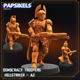 Democracy Troopers Hellstriker Miniature | Hellstriker 2 - Tabletop RPG & D&D miniature. Perfect for wargaming & collectors