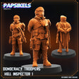 Democracy Troopers | Trooper 1 - Tabletop RPG & D&D miniature. Perfect for wargaming & collectors