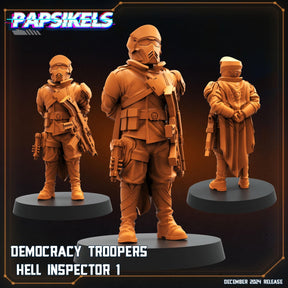 Democracy Troopers | Trooper 1 - Tabletop RPG & D&D miniature. Perfect for wargaming & collectors