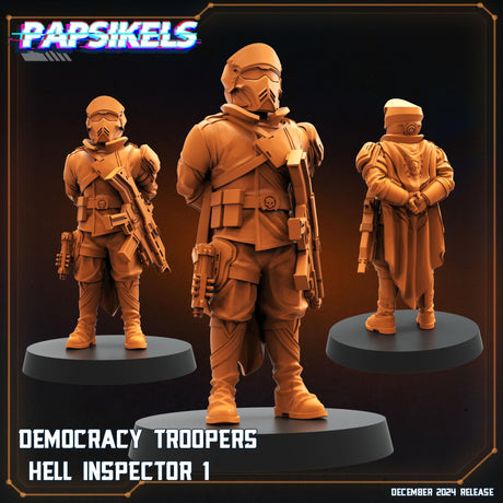 Democracy Troopers | Trooper 1 - Tabletop RPG & D&D miniature. Perfect for wargaming & collectors