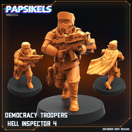 Democracy Troopers | Trooper 4 - Tabletop RPG & D&D miniature. Perfect for wargaming & collectors
