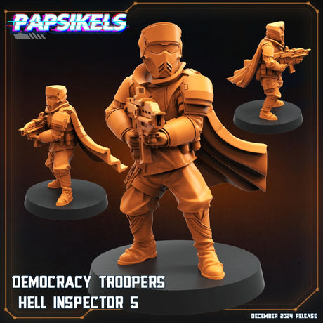Democracy Troopers | Trooper 5 - Tabletop RPG & D&D miniature. Perfect for wargaming & collectors
