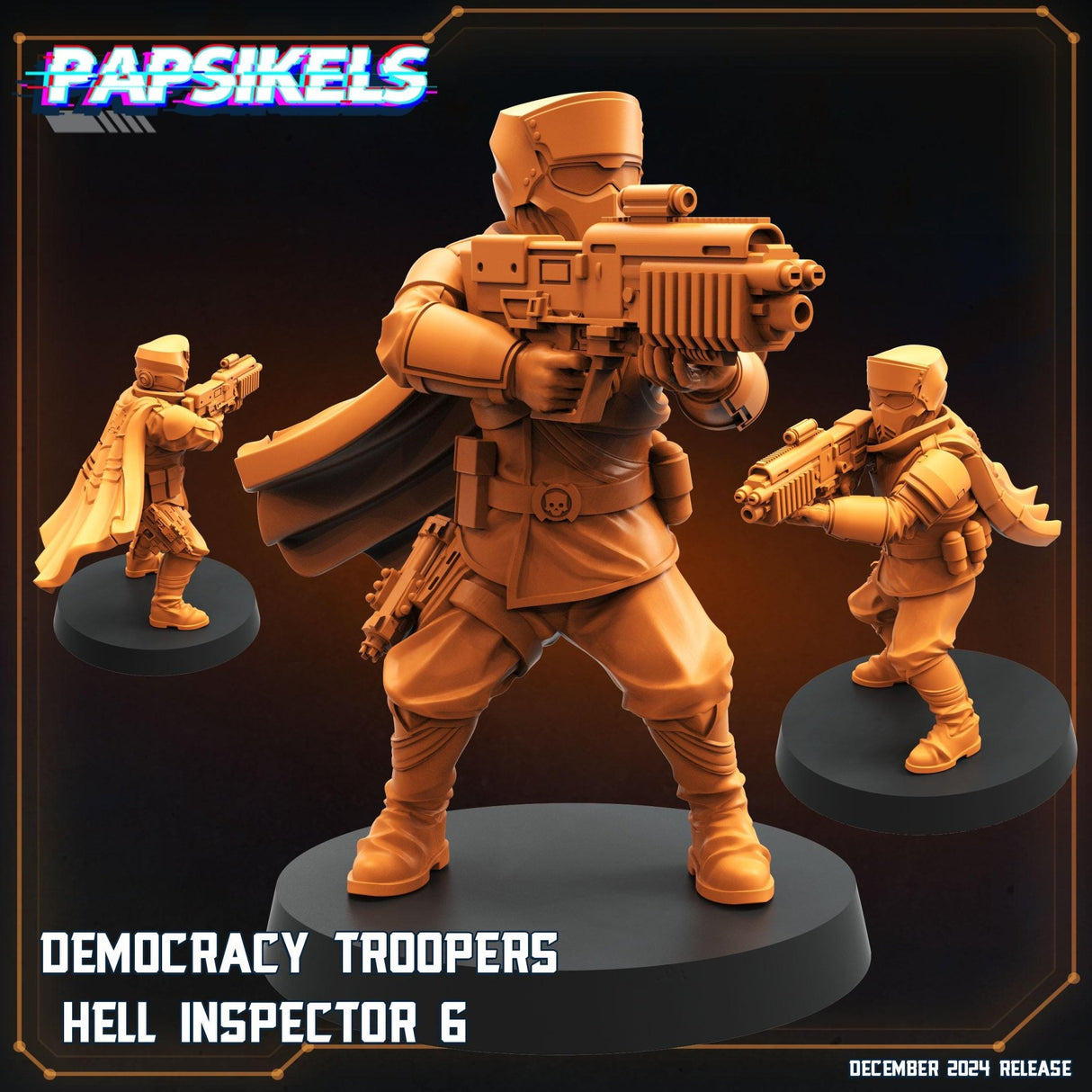 Democracy Troopers | Trooper 6 - Tabletop RPG & D&D miniature. Perfect for wargaming & collectors