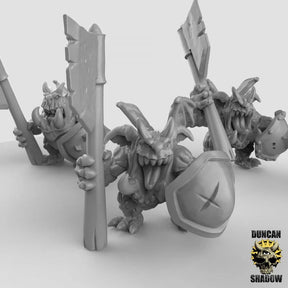 Demon Imp Miniature | Set of 3 - Tabletop RPG & D&D miniature. Perfect for wargaming & collectors