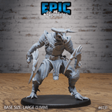 Demon Knight Miniature | C - Tabletop RPG & D&D miniature. Perfect for wargaming & collectors