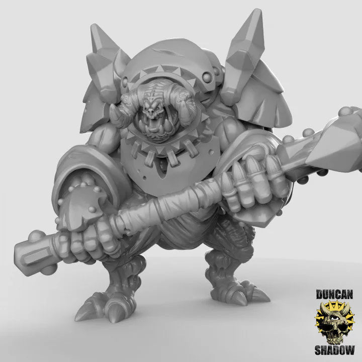 Demon Prince Brute Miniature | A - Tabletop RPG & D&D miniature. Perfect for wargaming & collectors