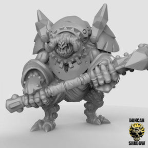 Demon Prince Brute Miniature | A - Tabletop RPG & D&D miniature. Perfect for wargaming & collectors