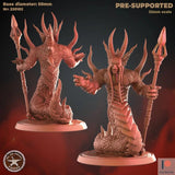 Demon Snakes Miniature | B - Tabletop RPG & D&D miniature. Perfect for wargaming & collectors