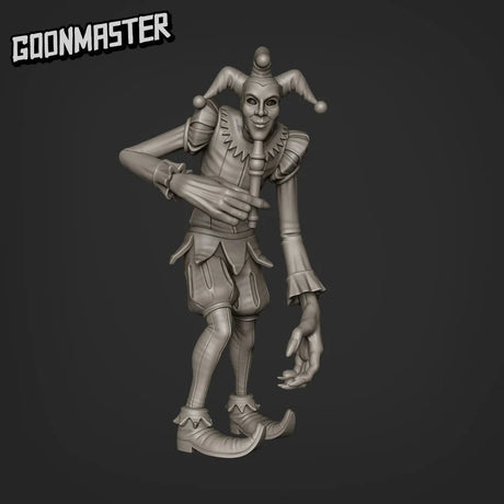Demonic Clown Miniature | A - Tabletop RPG & D&D miniature. Perfect for wargaming & collectors