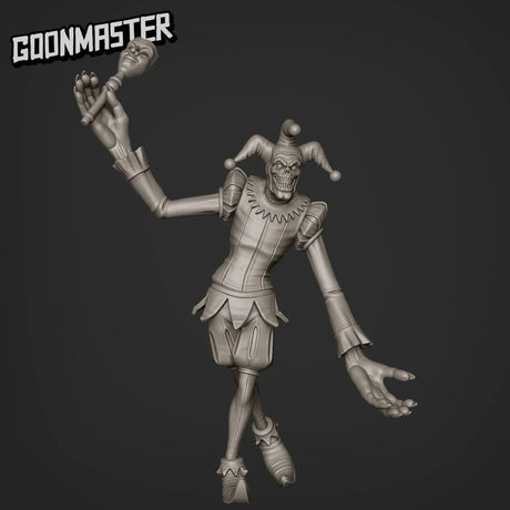 Demonic Clown Miniature | B - Tabletop RPG & D&D miniature. Perfect for wargaming & collectors