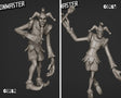 Demonic Clown Miniature | Set of 2 - Tabletop RPG & D&D miniature. Perfect for wargaming & collectors