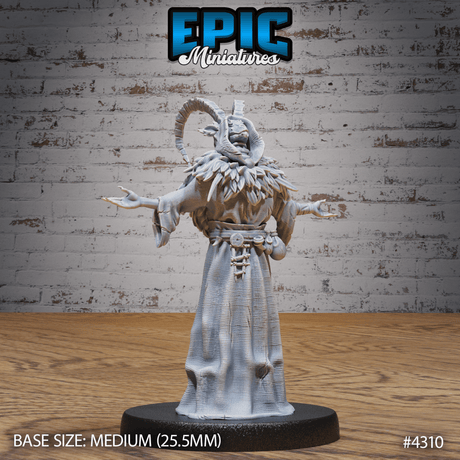 Demonic Cultist Miniature | B - Tabletop RPG & D&D miniature. Perfect for wargaming & collectors