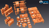 Desert props Miniature | Full Set All Models - Tabletop RPG & D&D miniature. Perfect for wargaming & collectors