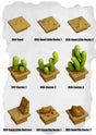Desert Tiles Sand Detail & Rocks Pack (ET 054 to ET 062) | Set of 9 - Tabletop RPG & D&D miniature. Perfect for wargaming & collectors