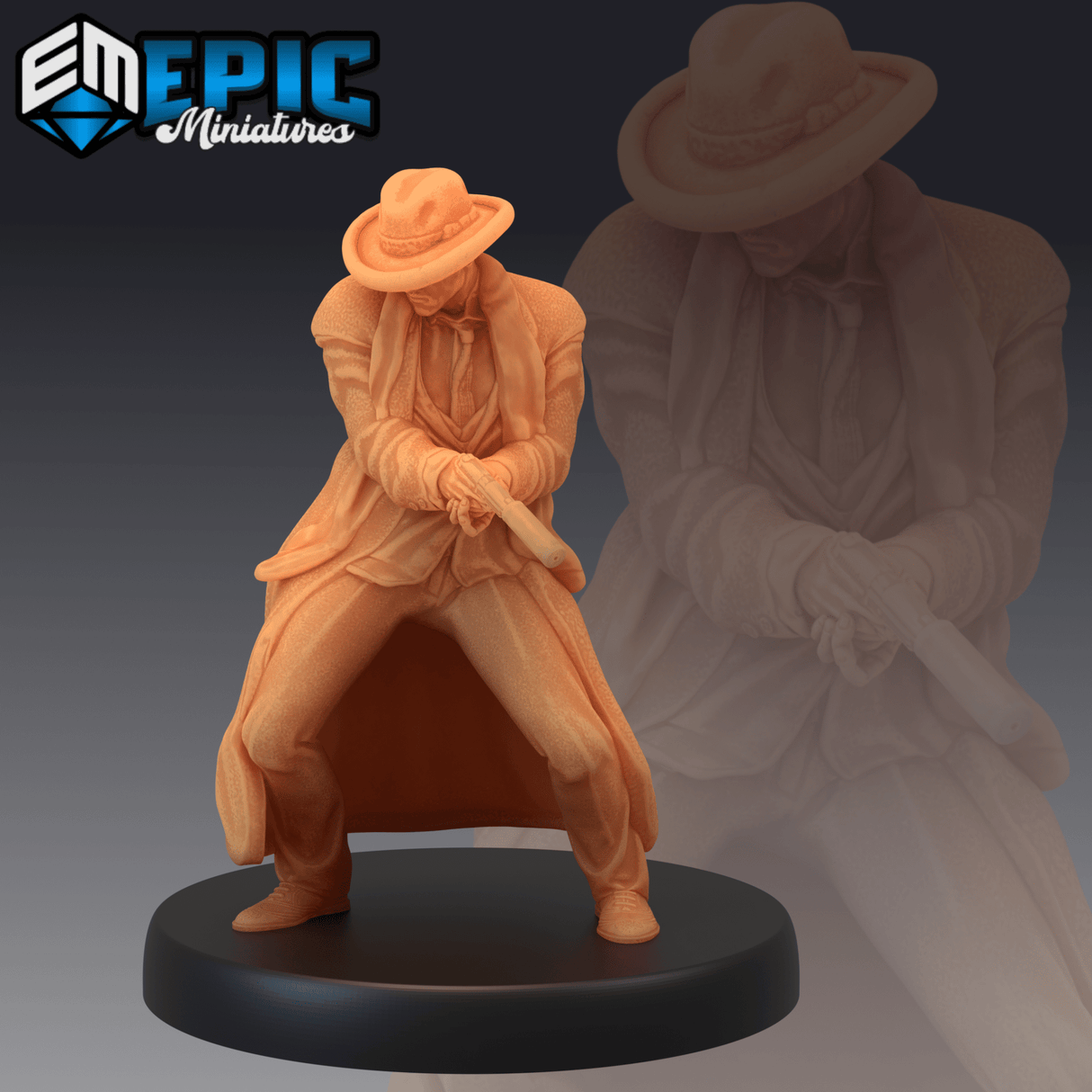 Detective Human Miniature | C - Tabletop RPG & D&D miniature. Perfect for wargaming & collectors